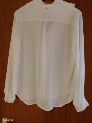 Blusa Pedro del Hierro Blanca Elegante