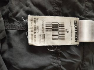 Pantalón corto hombre Quechua gris XXL