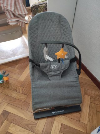 Hamaca bebé Kinderkraft MIMI gris