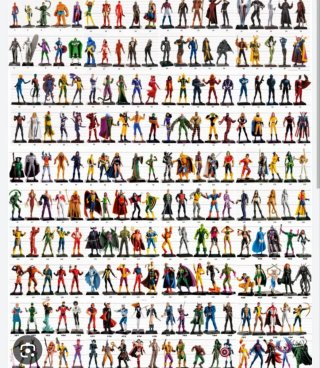 Figuras Marvel Plomo Colección