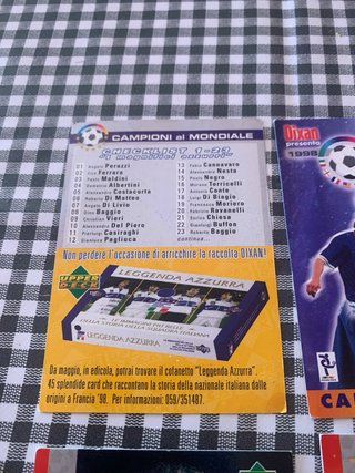 Lotto 10 carte Upper Deck 98 Campioni al Mondiale