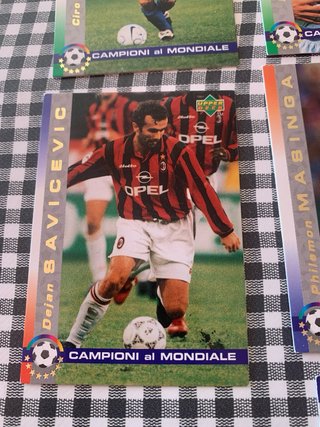Lotto 10 carte Upper Deck 98 Campioni al Mondiale