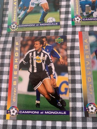 Lotto 10 carte Upper Deck 98 Campioni al Mondiale