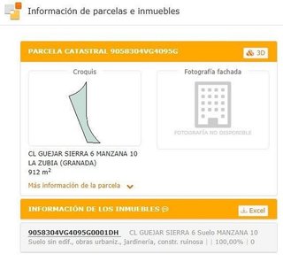 Terreno en venta en Zubia (La)