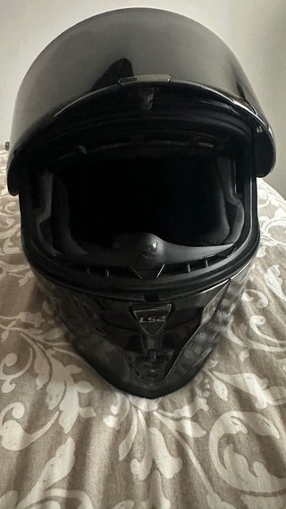 Casco Moto LS2 Carbono Negro