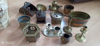 Lote de objetos antiguos