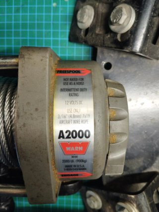 Winch WARN A2000 Yamaha 2000lb cabrestante