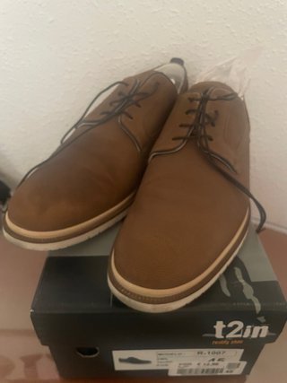 Zapatos t2in R-1007 Marrones