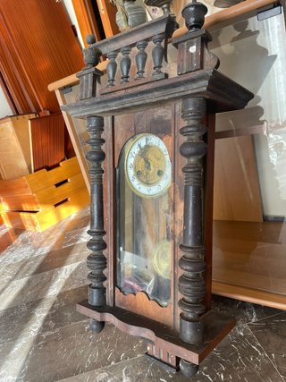 2 Orologi Antichi da Parete con Pendolo