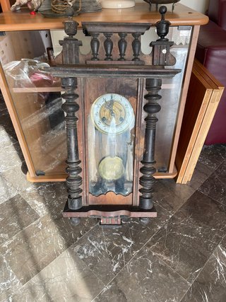 2 Orologi Antichi da Parete con Pendolo