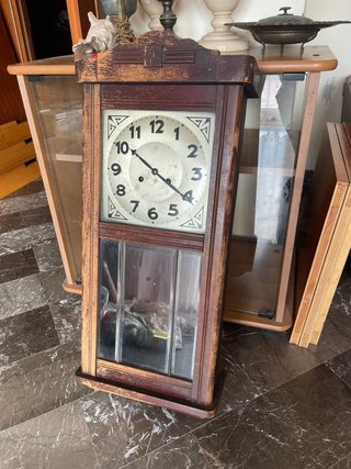 2 Orologi Antichi da Parete con Pendolo