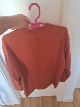 Sudadera Pedro del Hierro Logo Talla L Naranja