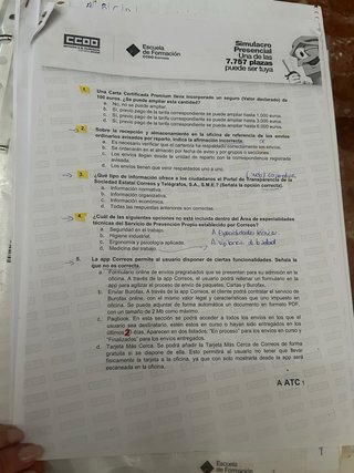Temario Correos Resumido - Convocatoria Año 2023