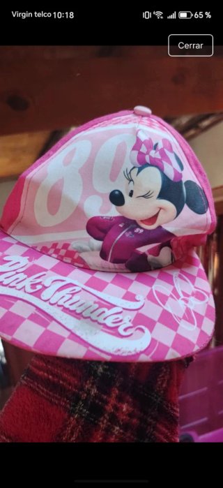 Gorra Minnie Disney Rosa