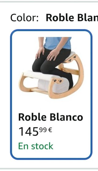 Vendo silla ergonómica de rodillas