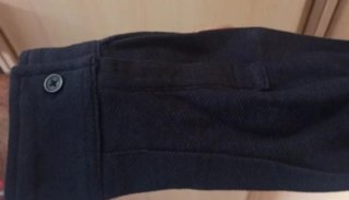 Polo Mango Manga Larga Azul Talla M