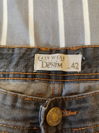 Pantalón corto vaquero gris Easy Wear