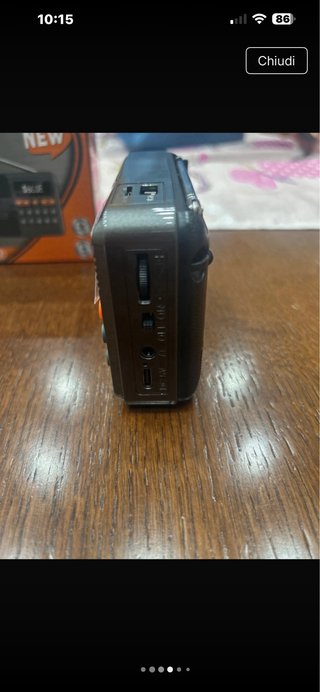 Mini Radio PRONLY FM Bluetooth Nera