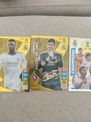 Cartas Fútbol Balón de Oro y Champions