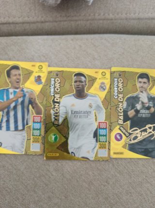 Cartas Fútbol Balón de Oro y Champions