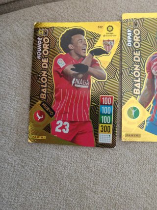 Cartas Fútbol Balón de Oro y Champions