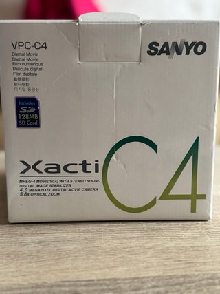 Videocámara Sanyo Xacti C4 VPC-C4 Plata