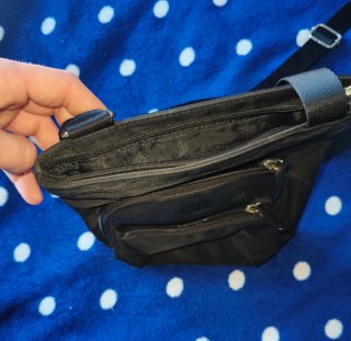 Borsa italiana a tracolla TOSCANINO 5025 nera,