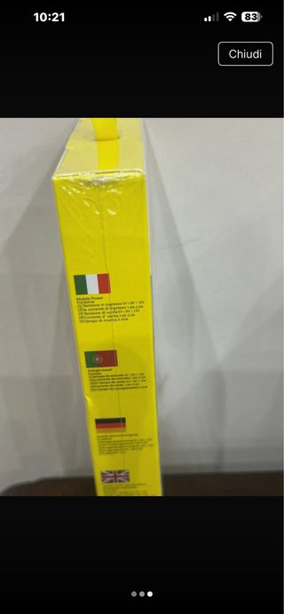 Power Bank 20000 mAh con pannellino solare
