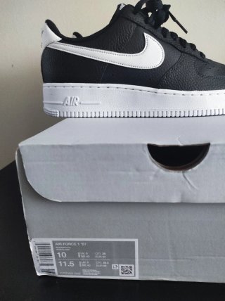 Nike Air Force 1 Negras y Blancas