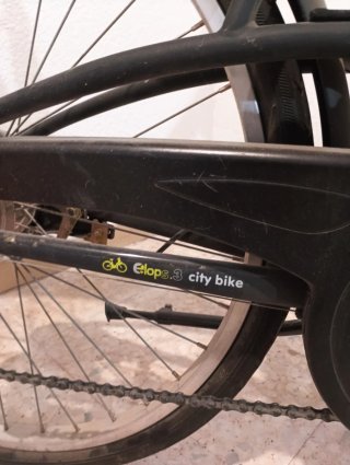 Bicicleta Urbana Negra
