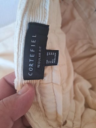 Lote 3 Pantalones Pana Hombre Cortefiel Talla 44-6