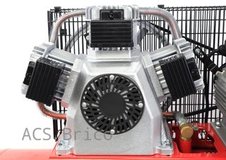 Compresor de Aire Silencioso 150L - 3,5 Hp - 2 Salidas - 09345 - Mader
