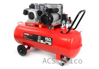 Compresor de Aire Silencioso 150L - 3,5 Hp - 2 Salidas - 09345 - Mader