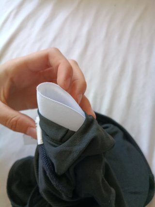 Bañador negro mujer rayas