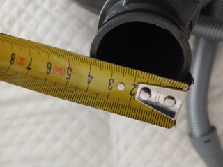 Tubo gris para aspiradora
