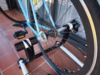 Bicicleta Fixie Urbana Moma Bikes Azul