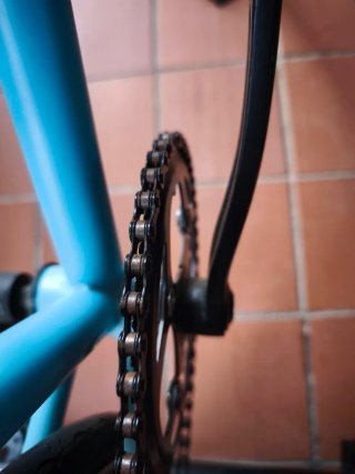Bicicleta Fixie Urbana Moma Bikes Azul