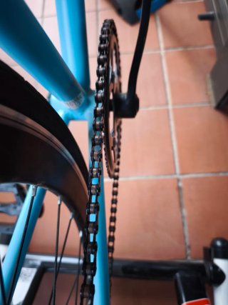 Bicicleta Fixie Urbana Moma Bikes Azul