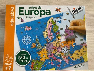 Puzzle Diset Países de Europa 125 Piezas