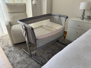 Cuna colecho Chicco Next2Me Essential Gris