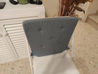 6 Cojines para Silla Ikea Azul