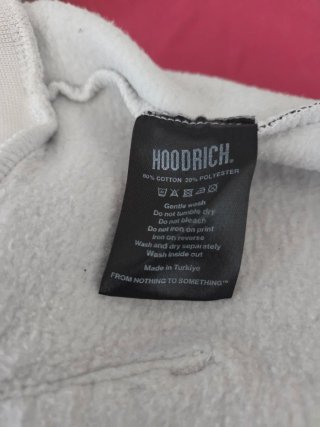Sudadera Hoodrich Blanca con Cremallera
