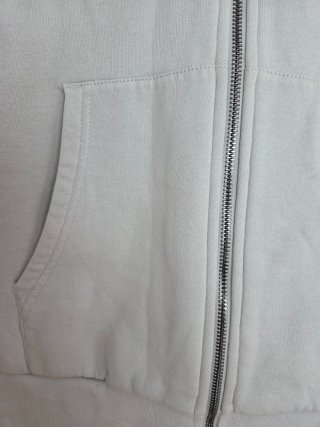 Sudadera Hoodrich Blanca con Cremallera