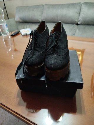 Zapatos de plataforma negros