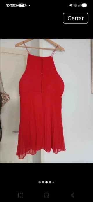 Vestido Pepe Jeans Rojo Evento Nuevo