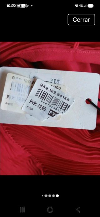 Vestido Pepe Jeans Rojo Evento Nuevo