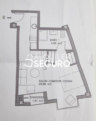 Estudio en alquiler en Casco Antiguo en Galapagar