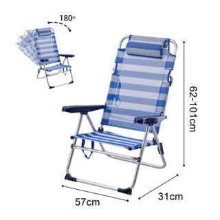 SILLA PLEGABLE PLAYA `PISCINA RECLINABLE NUEVA
