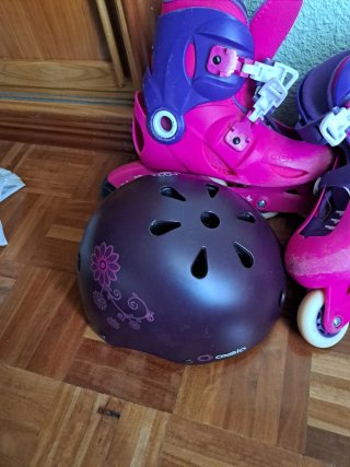 Patines oxelo 32-34 + casco