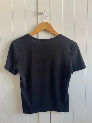 Camiseta de Zara básica negra